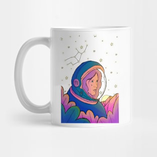 Virgo astronaut Mug